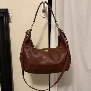 Coach Madison Hailey Brown Leather Shoulder/Crossbody Bag